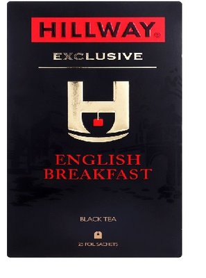 Чай черный Hillway English Breakfast Exclusive байховый 25 х 2 г (8886300990768) VZ000069771F фото