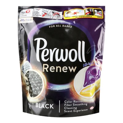 Капсулы для стирки Perwoll Renew Black для темных и черных вещей 42 шт (9000101575545) VZВ00302665NF фото