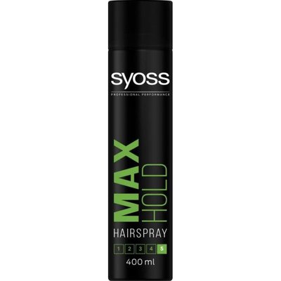 Лак для волосся Syoss Max Hold фіксація 5 400 мл (8410436135177) VZ13010    NF фото