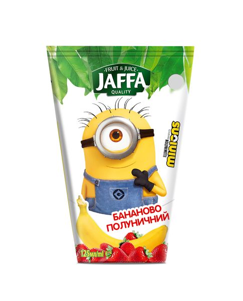 Нектар Jaffa Minions бананово-полуничний 125 мл (4820264290070) VZ000076476F фото