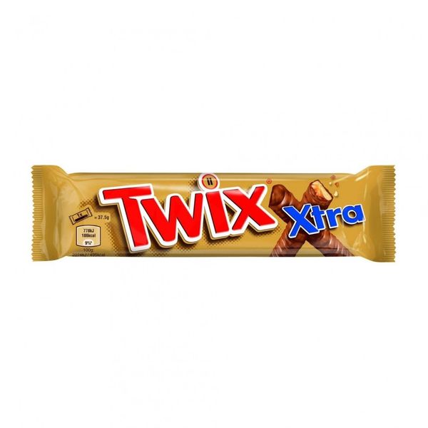 Батончик Twix Extra з печевом і карамелью у молочному шоколаді 75 г (5900951028502) VZ000023013F фото