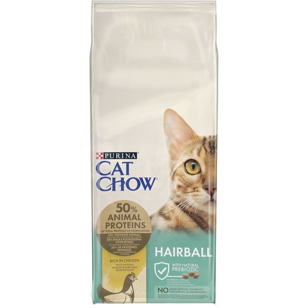 Сухой корм Cat Chow Special Care Hairball Control для вывода колтунов шерсти из желудка 15 кг (5997204514523) VZ000030224F фото