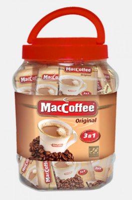 Кофейный напиток MacCoffee 3в1 Банка 50шт*20г (8887290101189) VZ000011351F фото