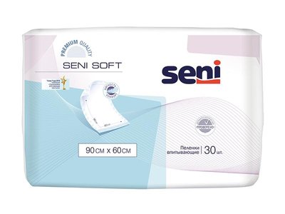 Пелюшки для немовлят Seni Soft Super 60х90 см 30 шт (5900516691295) VZВ00189613NF фото