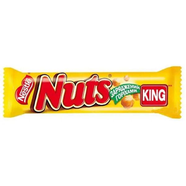 Шоколадный батончик Nuts King 60 г (8593893745865) VZ000075847F фото