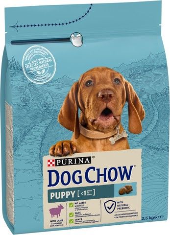 Сухой корм Dog Chow Puppy с Ягнем для щенков 2.5 кг (7613034488657) VZ000074865F фото