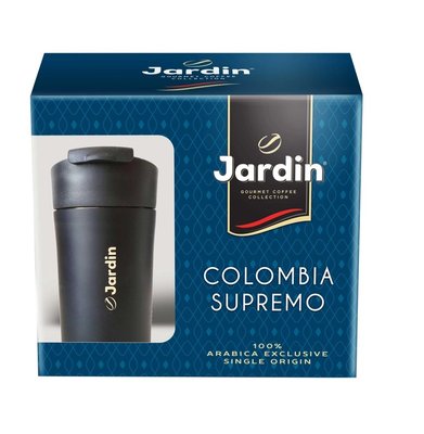 Кофе молотый Jardin Colombia Supremo 250 г + металлическая термочашка (4823096808000) VZ000070433F фото