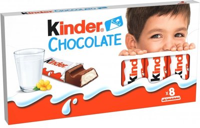Шоколад Kinder Chocolate молочний з молочною начинкою 100 г (40084701) VZ000028348F фото