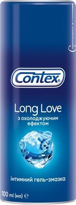 Інтимний гель-змазка Contex Long Love з охолоджуючим ефектом (лубрикант) 100 мл. (5060040304044) VZВ00157210NF фото