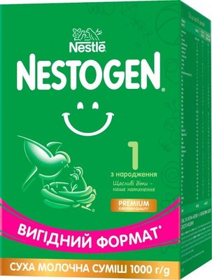 Суміш суха молочна Nestogen1 з лактобактеріями L.Reuteri для дітей з народження 1000 г (7613287103673) VZВ00298712NF фото