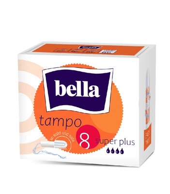 Гігієнічні тампони Bella Tampo Premium Comfort Super Plus 8 шт. (5900516320317) VZВ00190030NF фото