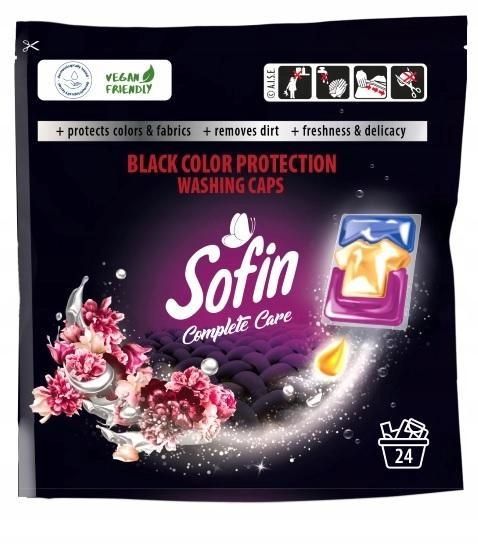 Капсулы для стирки Sofin Complete Care& Black Color 24 шт (5900931033540) VZ000076524F фото