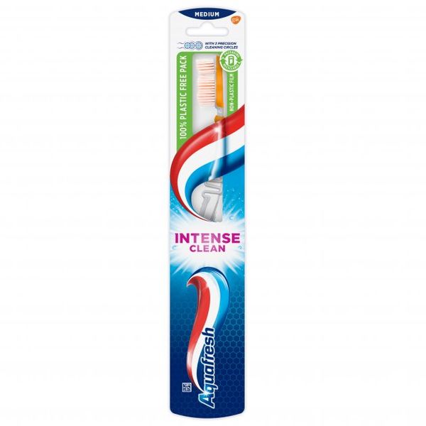 Зубная щетка Aquafresh Intense Clean medium 1 шт (5054563927835) VZВ00281867NF фото