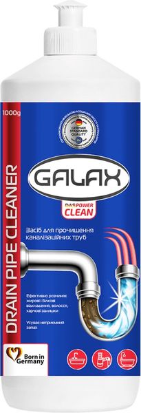 Средство для прочистки канализационных труб Galax das PowerClean 1 л (4260637720153) VZВ00279964NF фото