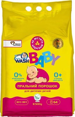 Порошок для прання Doctor Wash Baby 8.5 кг (4260637720788) VZВ00298718NF фото