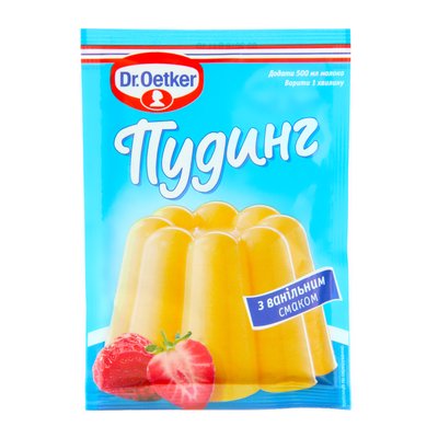 Пудинг Dr. Oetker з смаком Ванілі 40 г (5941132002287) VZ000027907F фото