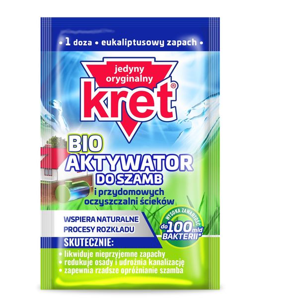 Биоактиватор для выгребных ям KRET BIO 25 г*20(5900931032659) VZ000074494F фото