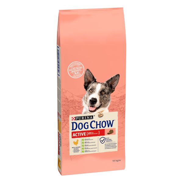 Сухой корм Purina Dog Chow Active Adult для собак с повышенной активностью с курицей 14 кг (7613034487933) VZ000030014F фото