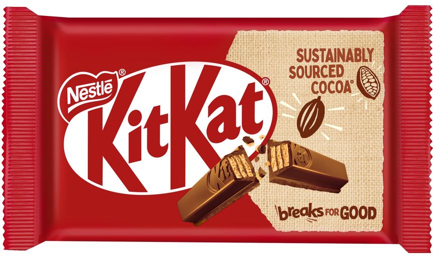 Упаковка батончиков KitKat 4-Finger молочный 41.5 г (7613035662728) VZ000078830F фото