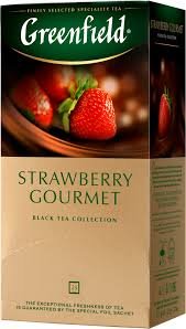 Чай пакетированный Greenfield Strawberry Gourmet 25 x 1.5 г (4823096803944) VZ000025417F фото