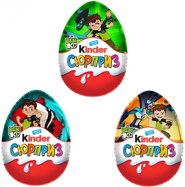 Шоколадное яйцо Kinder Surprise Natoons 20 г (80741244) VZ000071174F фото