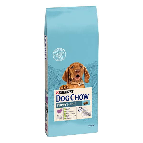 Сухой корм Dog Chow Puppy для щенков с ягненком 14 кг (7613034487872) VZ000030019F фото