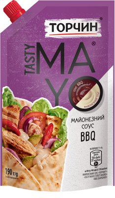 Соус майонезный Торчин Tasty Mayo BBQ 190 г (8445290706782) VZ000077071F фото