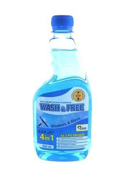Засіб для миття скла Wash&Free запаска 500 мл (4260637724953) VZВ00299470NF фото