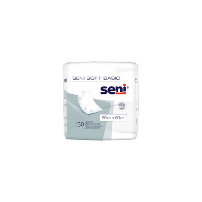 Пелюшки для немовлят Seni Soft Basic 60х90 см 30 шт (5900516692315) VZВ00189456NF фото