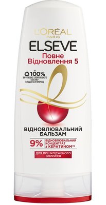 Бальзам-ополаскиватель L'oreal Paris Elseve Полное Восстановление-5 для ослабленных или поврежденных волос 200 мл (3600521706626) VZ10283    NF фото