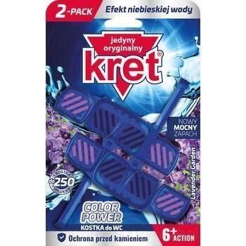 Блок для унитаза Kret Lavender Power 2х40 г (5900931032611) VZ000076531F фото