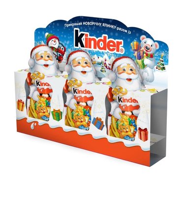 Набор новогодних фигурок Kinder 3 х 15 г (4008400511528) VZ000028373F фото