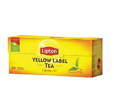 Чай Lipton Yellow Label Чорний пакетований 25 х 2 г (8717163825976) VZ000074027F фото