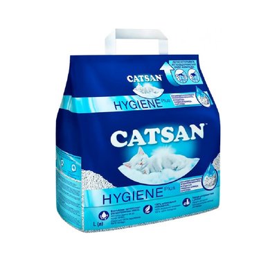 Наповнювач для котячого туалету Catsan Hygiene plus Мінеральний поглинаючий 4.9 кг (10 л) (4008429130403) VZ000062785F фото