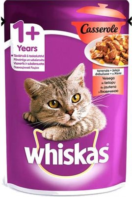 Влажный корм Whiskas для кошек с говядиной в желе 85 г (5900951263194) VZ000029511F фото