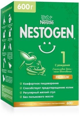 Суміш молочна Nestogen1 з лактобактеріями L.Reuteri для дітей з народження 600 г (7613287103680) VZВ00299473NF фото