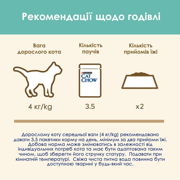 Влажный корм Purina Cat Chow Hairball для кошек, нежные кусочки с курицей и зеленой фасолью 85 гр( 7613037031393) VZ000070607F фото