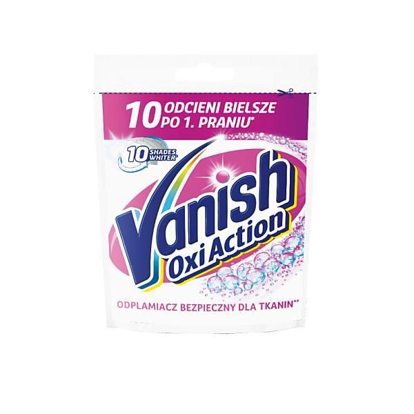 Пятновыводитель и отбеливатель порошкообразный Vanish Gold Oxi Action Хрустальное белье 30 г.(5900627063776) VZВ00141603NF фото