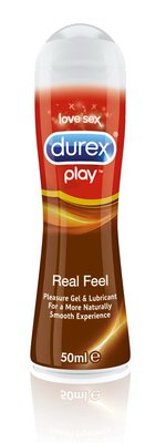 Інтимний гель-змазка Durex Real Feel для анального сексу на силіконовій основі (лубрикант) 50 мл .(5011417567630) VZВ00141424NF фото