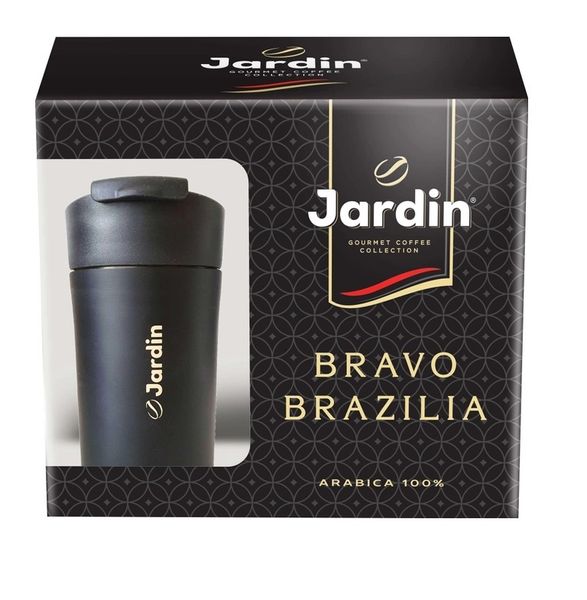 Набор Кофе молотый Jardin Bravo Brazilia 250 г + Металлическая термочашка (4823096807973) VZ000069264F фото