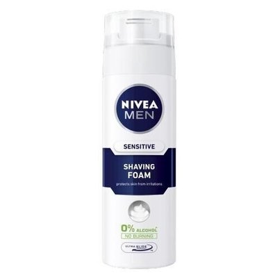 Піна для гоління Nivea Men для чутливої шкіри з екстрактом ромашки 200 мл (4005808588824) VZВ00279802NF фото