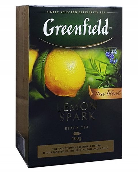 Чай Greenfield Lemon Spark Черный с Лимоном 100 г (4823096802268) VZ000028927F фото