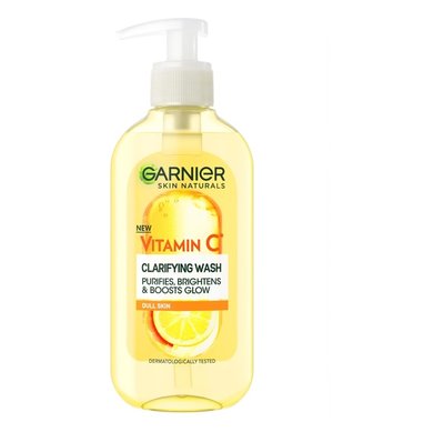 Гель для вмивання Garnier Skin Naturals з вітаміном С для тьмяної шкіри обличчя з ефектом сяяння та вирівнювання тону 200 мл (3600542468442) VZВ00297309NF фото