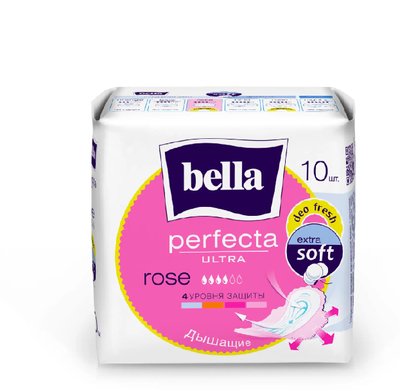 Гігієнічні прокладки Bella Perfecta Ultra Rose Deo Fresh 10 шт (5900516305918) VZВ00189529NF фото