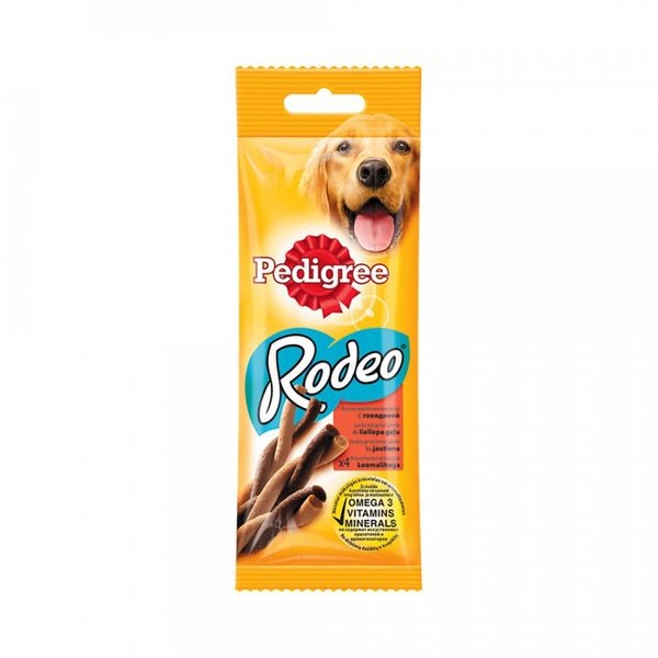 Лакомство Pedigree Rodeo для собак с говядиной 70 г (4008429090110) VZ000062045F фото