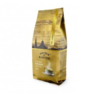 Кава в зернах Віденська кава Lvivska Golden Coffee Зерно 1кг (4820000373906) VZ000069270F фото