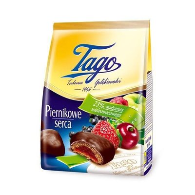 Пряники Tago з інжирною начинкою в шоколаді(5908310282794) VZ000074757F фото