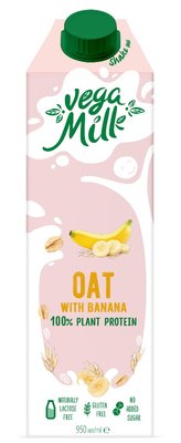 Напій Vega Milk вівсяний з бананом 950 мл (4820192262118) VZ000062214F фото