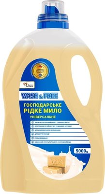 Универсальное хозяйственное жидкое мыло Wash & Free 5 кг (4260637726759) VZВ00302189NF фото