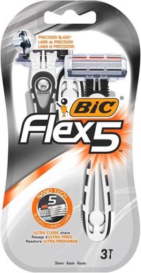 Набір бритв Bic Flex 5 Dispo 3 шт (3086123492868) VZВ00149093NF фото